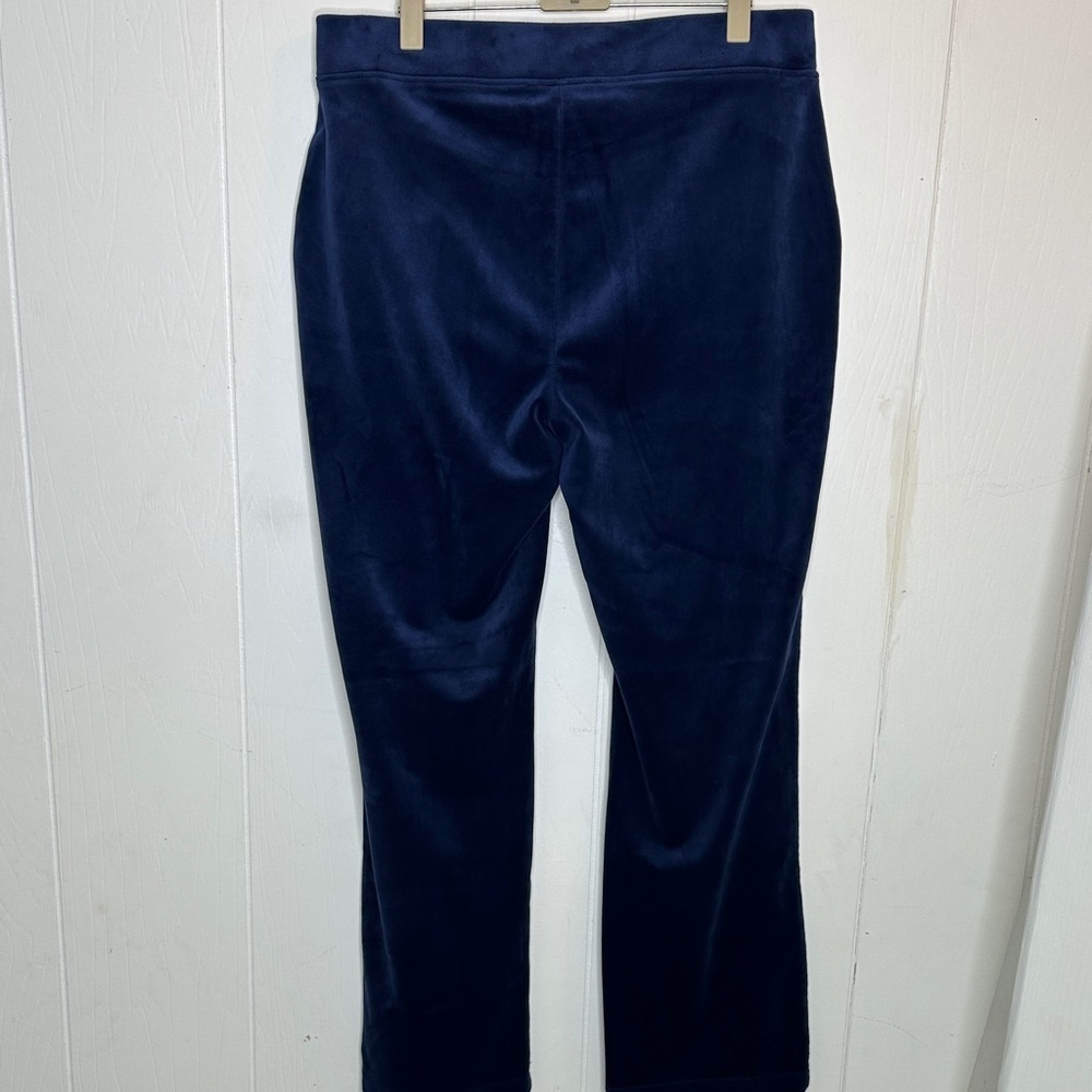 Juicy Couture Royal Blue Velour Wide Leg Pants - Picture 5 of 10